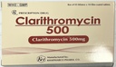[T04626] Clarithromycin 500mg Khánh Hoà (H/30v)