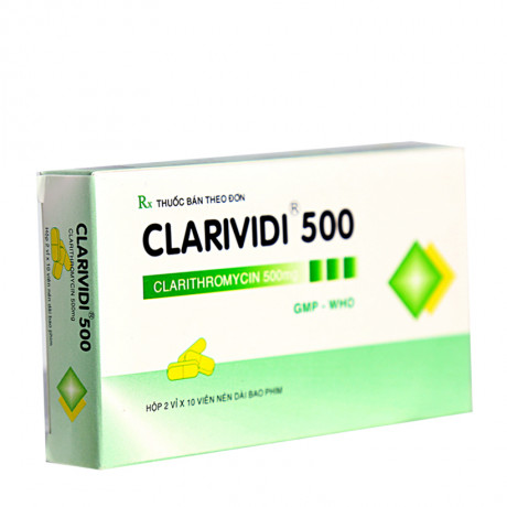 Clarividi Clarithromycin 500mg Vidipha (H/20v)