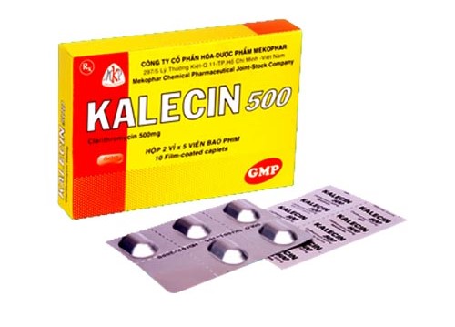 Kalecin Clarithromycin 500mg Mekophar (H/10v) Date 03/2026