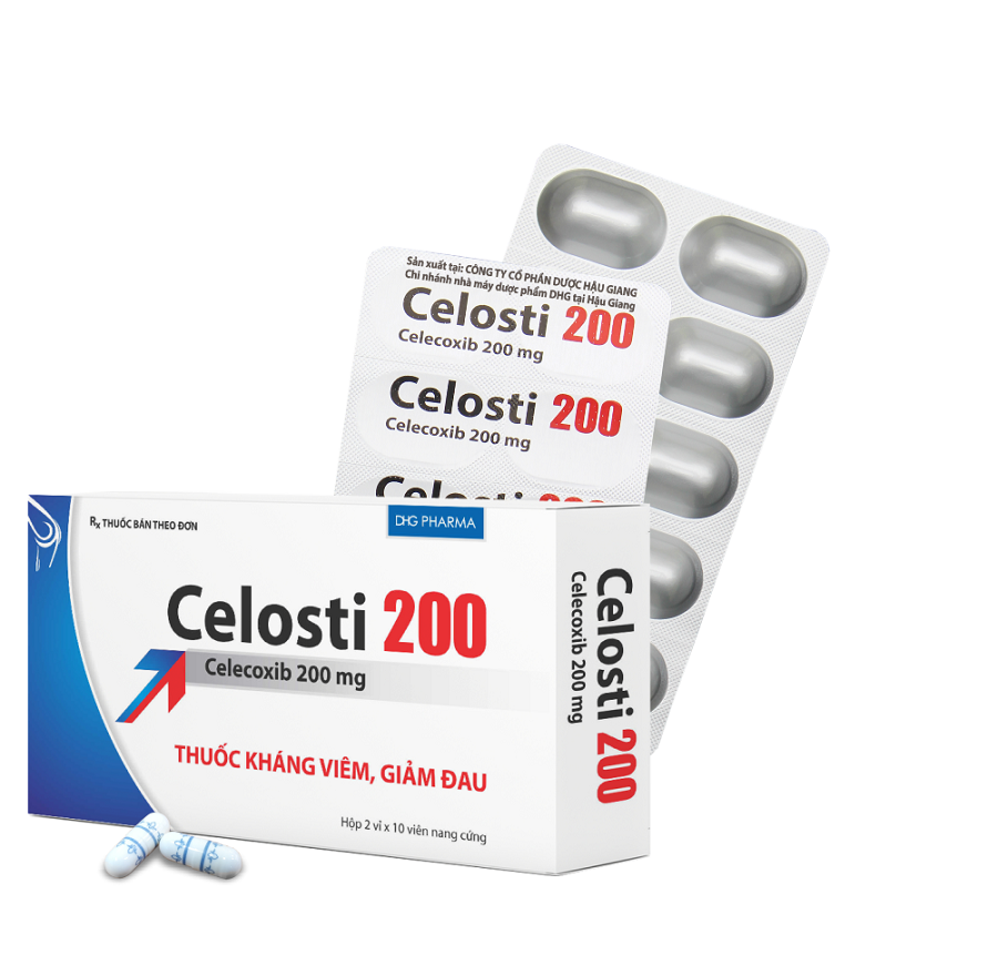 Celosti Celecoxib 200mg DHG Hậu Giang (H/20v)