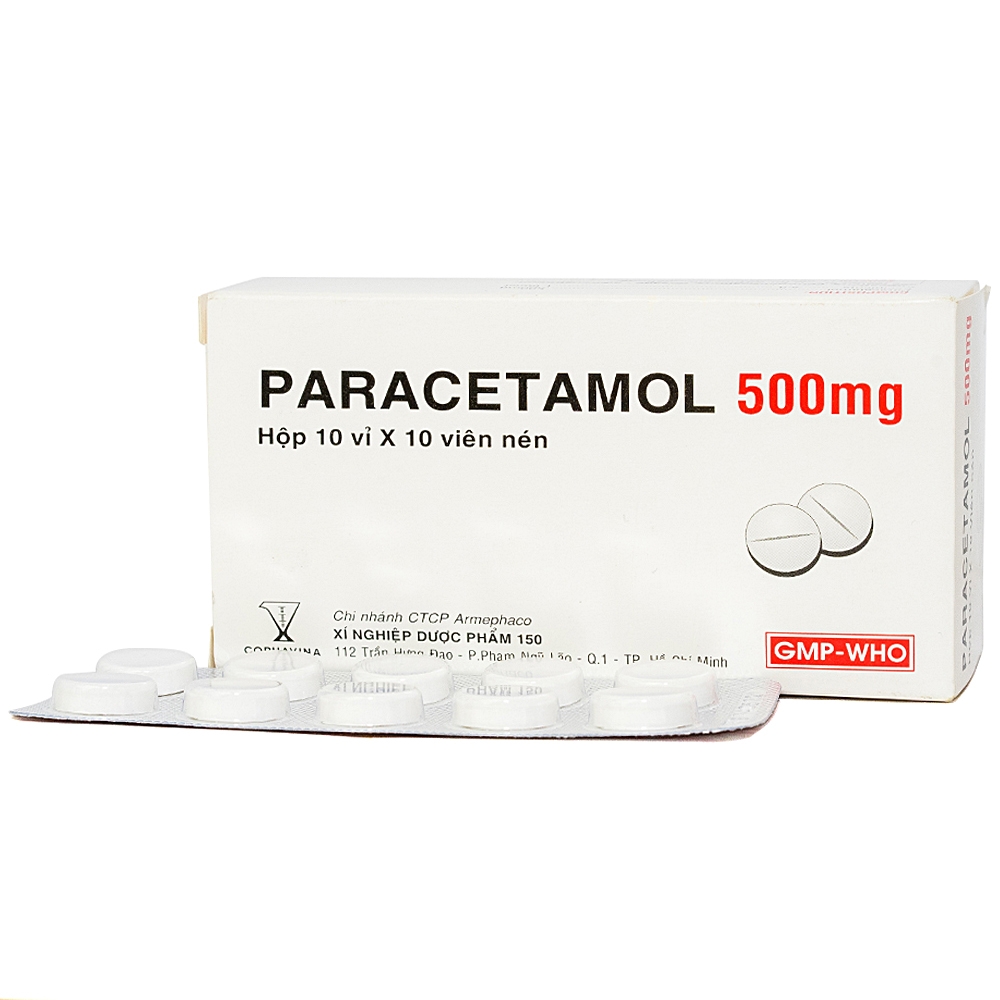 Paracetamol 500mg Z150 Cophavina (H/100v)