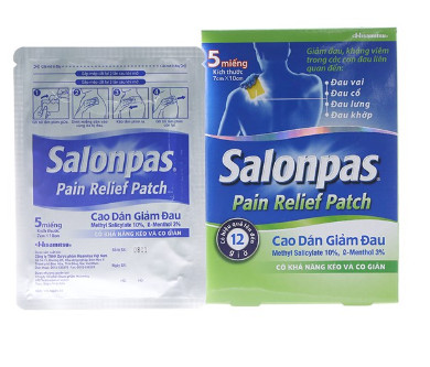 Salonpas Pain Relief Patch dán Hisamitsu (H/5 miếng)