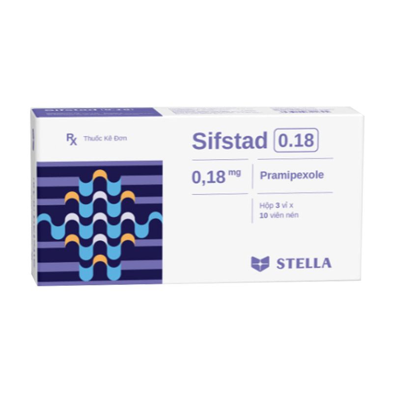 Sifstad pramipexole 0.18mg Stella (H/30v) 