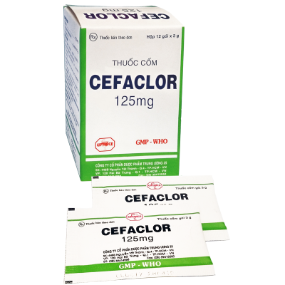 Cefaclor 125mg TW25 Uphace (H/12gói/3g)