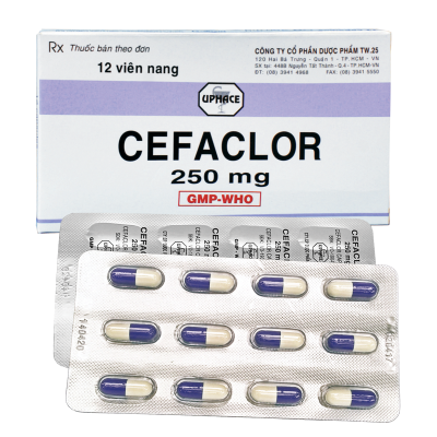 Cefaclor 250mg TW25 Uphace (H/12v)