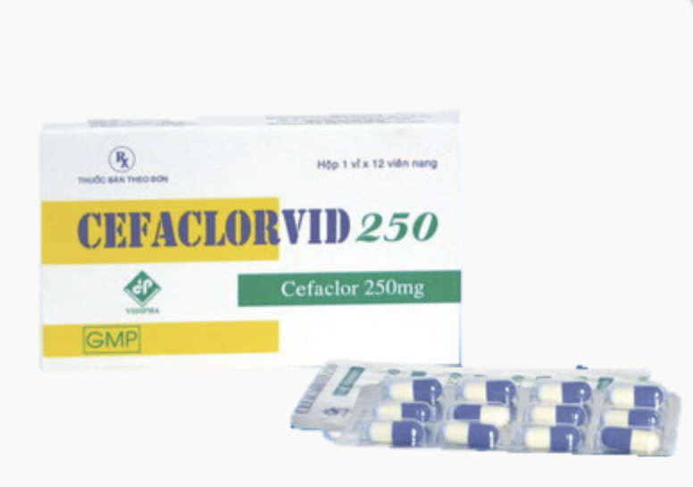 Cefaclor 250mg Vidipha  (H/12v)