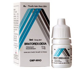 Bratorex Dexa nhỏ mắt Gia Nguyễn (Cọc/10 lọ/15ml)