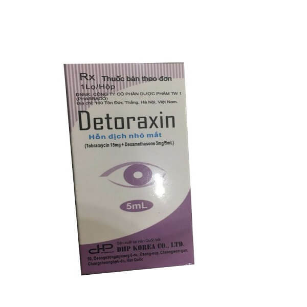 Detoraxin Nhỏ Mắt DHP Hàn Quốc (Lọ/5ml )