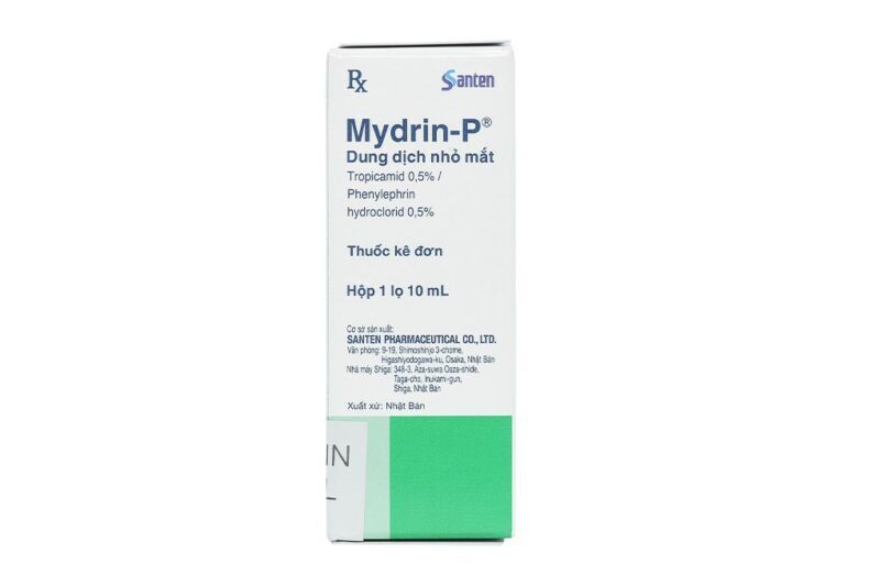 Mydrin P nhỏ mắt Santen Nhật Bản (Lọ/10ml)