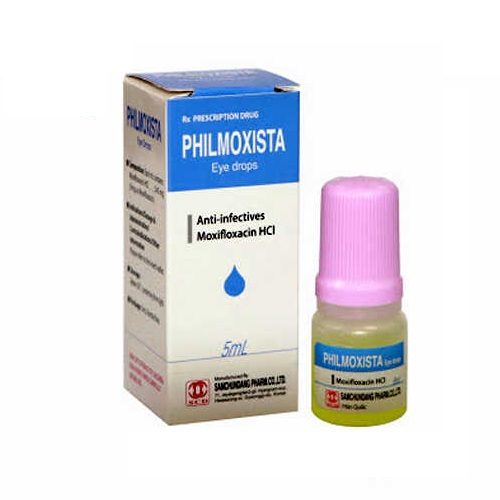 Philmoxista Moxifloxacin nhỏ mắt Hàn Quốc (Lọ/5ml )