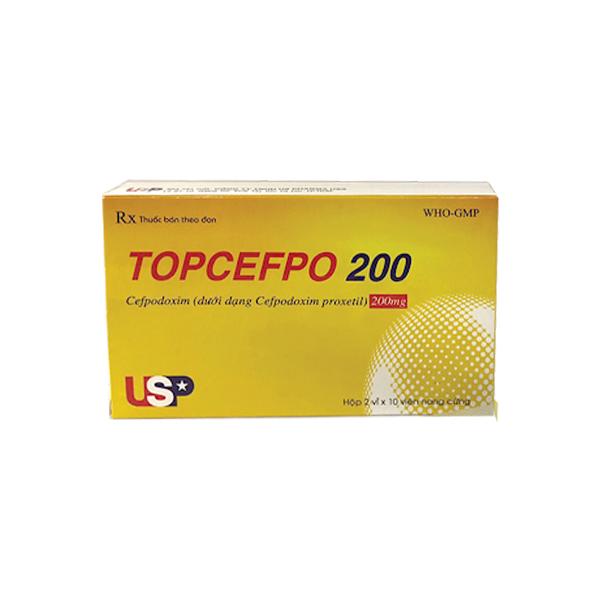 Topcefpo Cefpodoxim 200mg USP (H/20v)