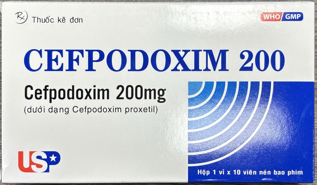 Cefpodoxim 200 Cefpodoxim 200mg USP (H/10v) Pacfon
