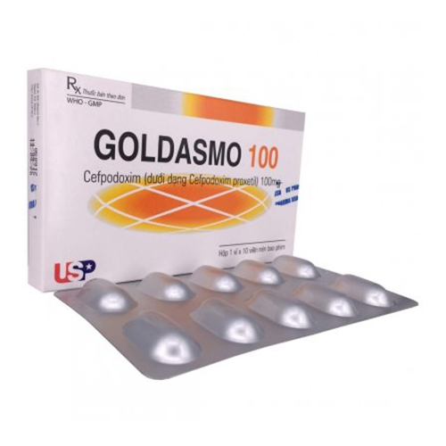 Goldasmo Cefpodoxim 100mg USP (H/14gói)