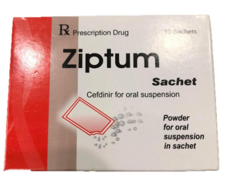 Ziptum Cefdinir 300mg Maxim Ấn Độ (H/10gói)