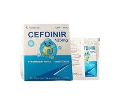 Cefdinir 125mg hình con rùa S.Pharm (H/30 gói/1,5g)