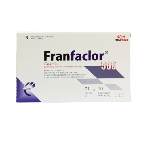 Franfaclor Cefaclor 500mg Eloge (H/10v)