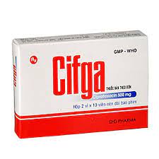 Cifga Ciprofloxacin 500mg DHG Hậu Giang (H/20v)
