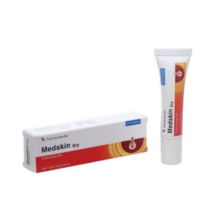 Medskin Erythromycin 4% DHG Hậu Giang (Tuýp/10g)