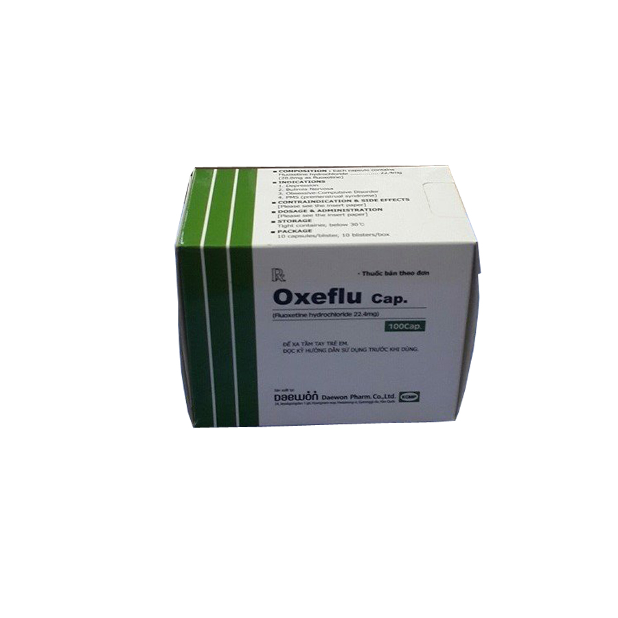 Oxeflu Fluoxetine 22.4mg Hàn Quốc (H/100v)