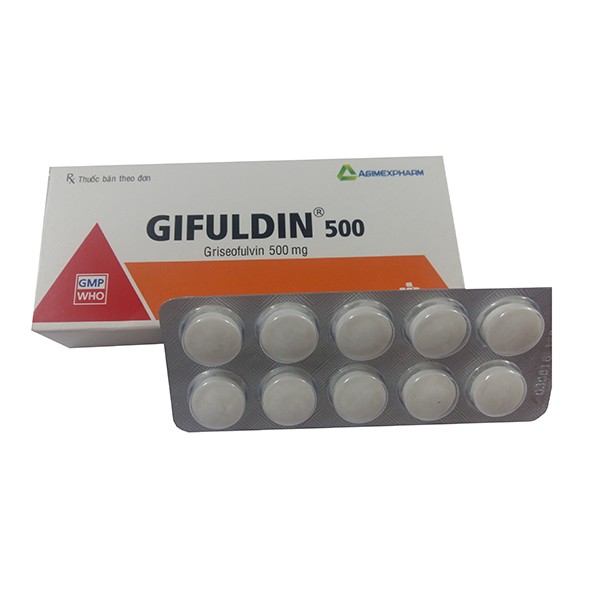 Gifuldin Griseofulvin 500mg Agimexpharm (H/20v)