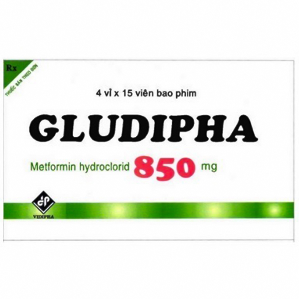 Gludipha Metformin 850mg Vidiphar (H/30v)