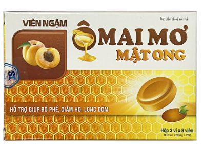 Kẹo Ngậm Ô Mai Mơ Mật Ong Akopha (H/24v)