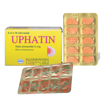 Uphatin Natri Picosulfat 5mg Táo Bón Bột TW25 (H/30v)