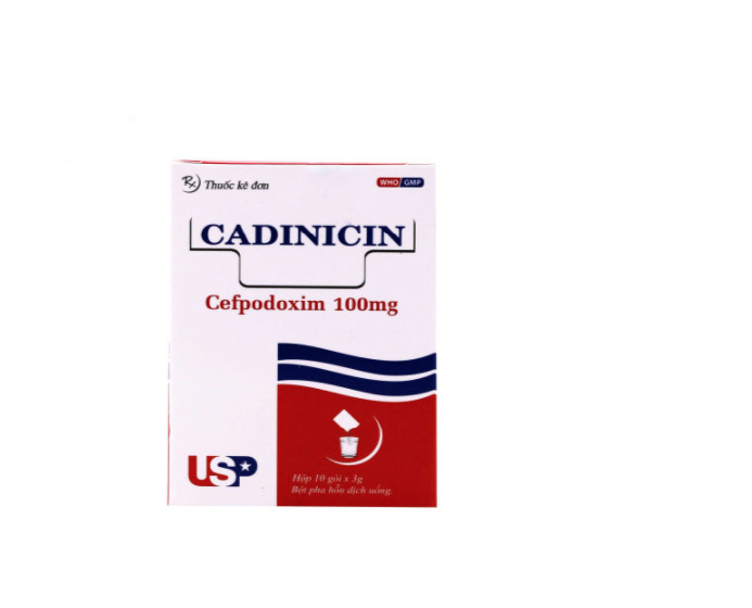 Cadinicin 100mg USP (H/10 gói)