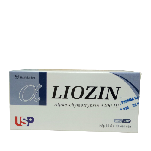 Liozin Alpha Chymotrypsin 4200IU USP (H/100v)