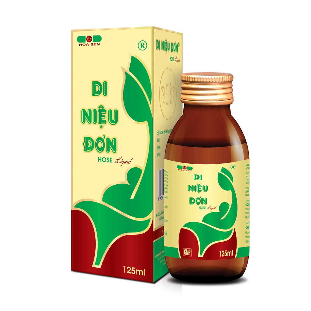 Di niệu Đơn Hose siro ho Hoa Sen (Lọ/125ml)