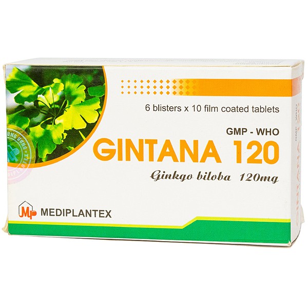 Gintana Ginkgo Biloba 120mg Mediplantex (H/60v)