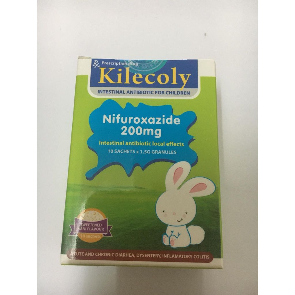 Kilecoly Nifuroxazid 200mg Mediplantex (H/10gói)