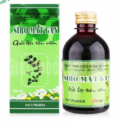 Siro Mát Gan Giải Độc Đại Y (Lọ/250ml)