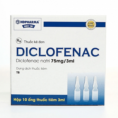  Diclofenac 75mg/3ml tiêm Hải Dương (H/10o/3ml)