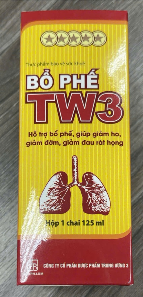 Bổ Phế Tw3 (Lọ/125ml) 