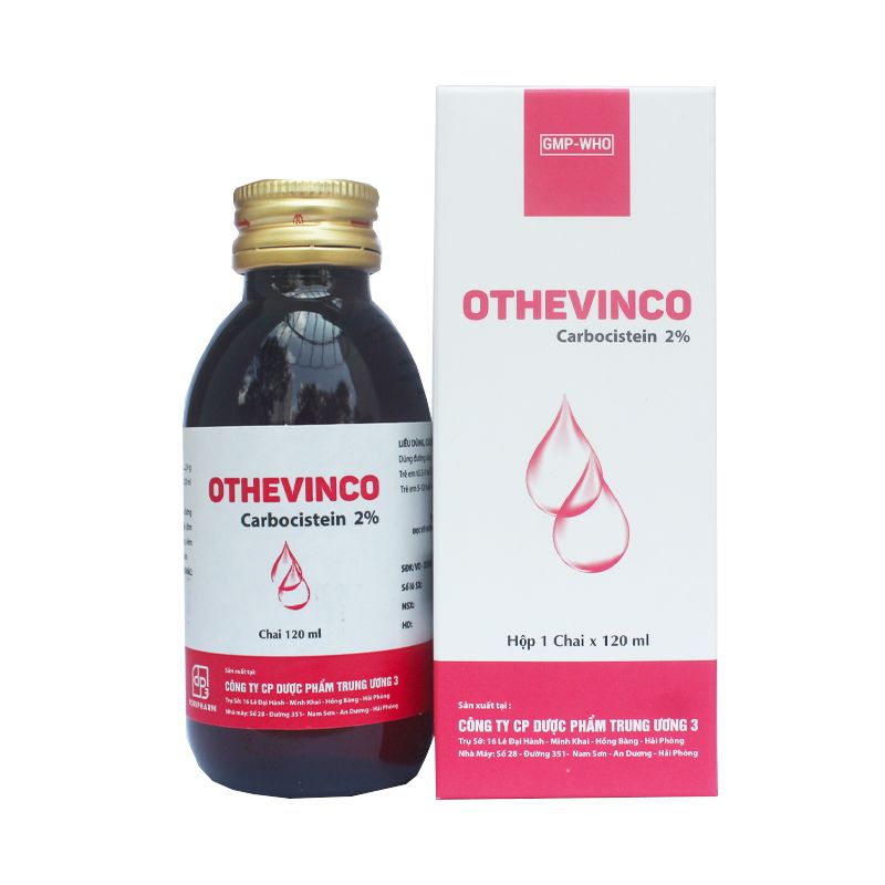 Othevinco Carbocistein 2% Siro Ho TW3 (Lọ/120ml)