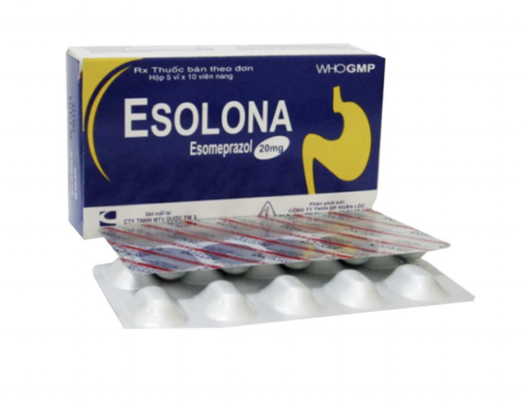 Esolona Esomeprazole 20mg Tw3 (H/50v) Date 02/2025