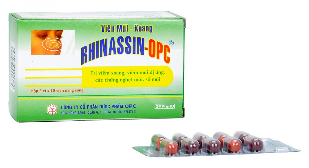 Rhinassin Viêm Xoang Mũi OPC (H/50v)