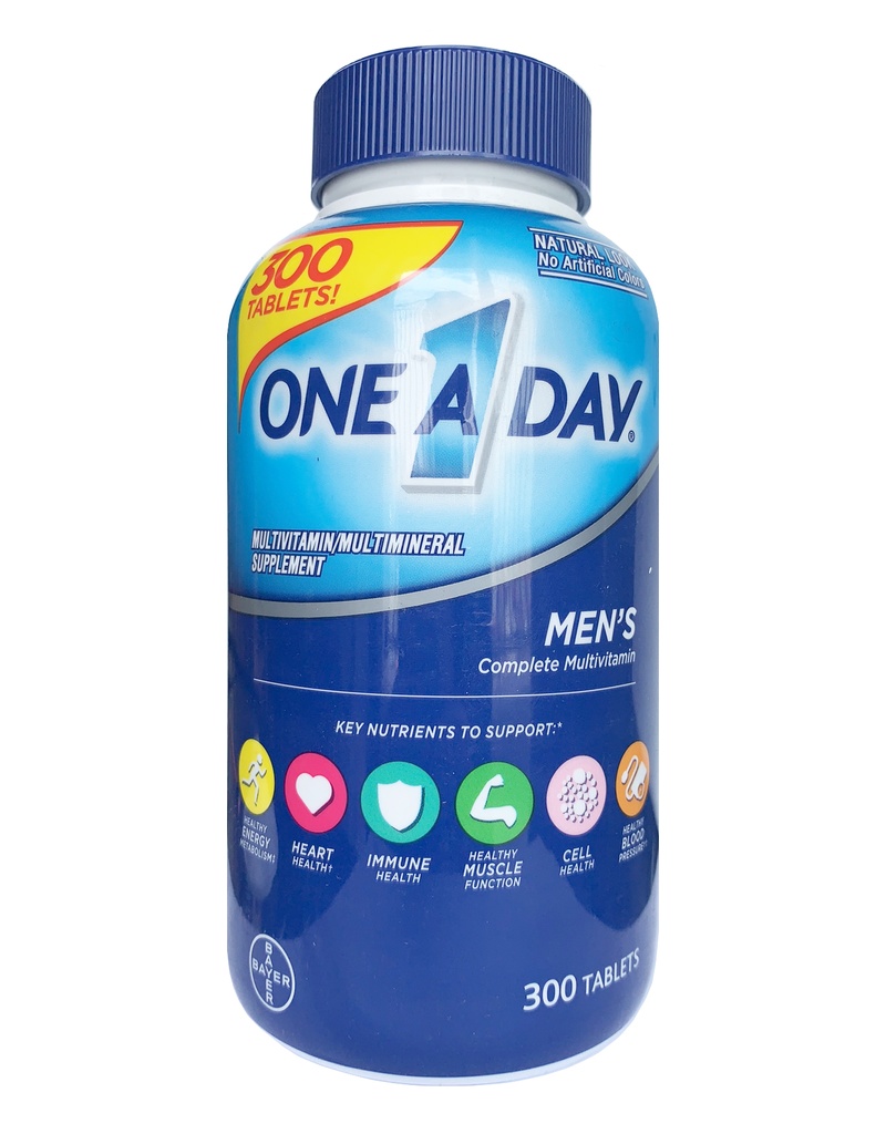 One A Day Men's Vitamin Tổng Hợp  Bayer (Lọ/300v)