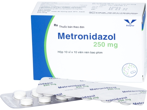 Metronidazol 250mg Bình Định (H/100v)