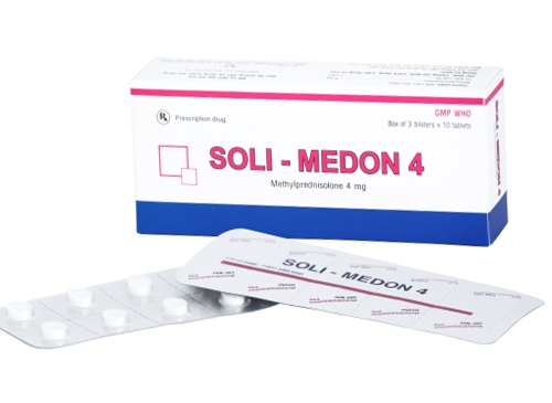 Soli Medon Methylprednisone 4mg Bình Đinh (H/30v)