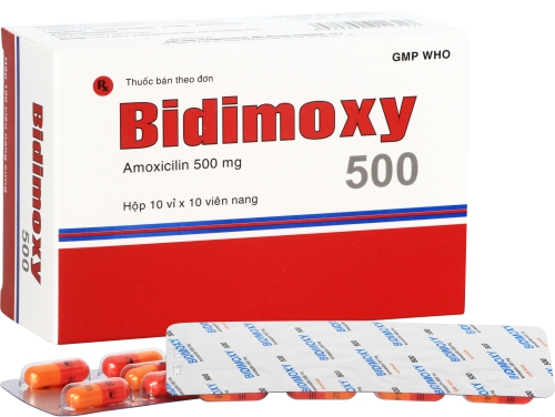 Bidimoxy Amoxicilin 500mg Bình Định (H/100v)
