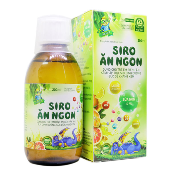 Hỗ Trợ Tăng Cường Hấp Thu Cho Bé Siro Ăn Ngon Dược Khoa (Lọ/200ml)