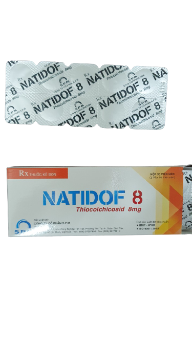 Natidof Thiocolchicosid 8mg SPM (H/30v)