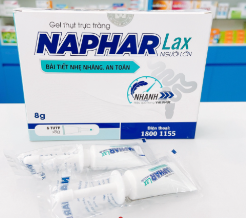  Naphar lax 8g Gel thụt trực tràng NL Nam Hà (H/6Tuýp) 