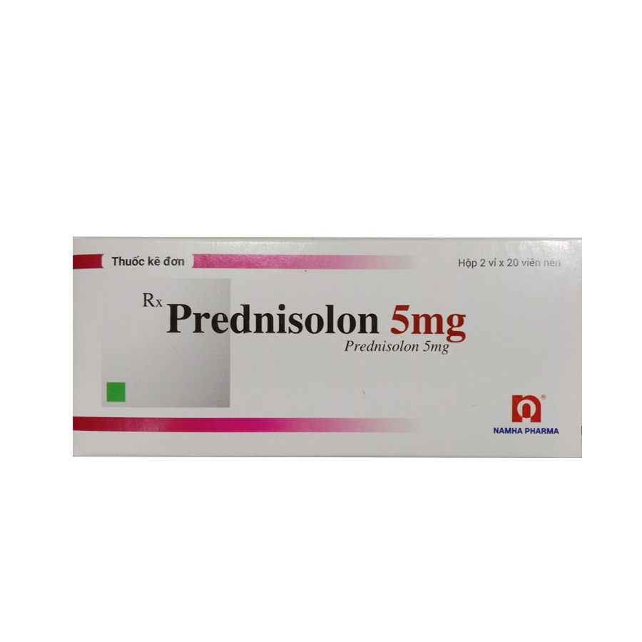 Prednisolon 5mg Nam Hà (H/40v)