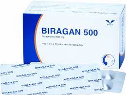 Biragan Paracetamol 500mg Bình Định (H/100v) (Vỉ Nhôm)