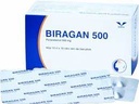 [T05103] Biragan Paracetamol 500mg Bình Định (H/100v) (Vỉ Nhôm)