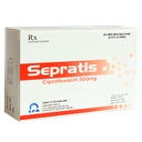 [T05122] Sepratis Ciprofloxacin 500mg Spm (H/100v)