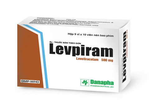 Levpiram Levetiracetam 500mg Đà Nẵng (H/50v)